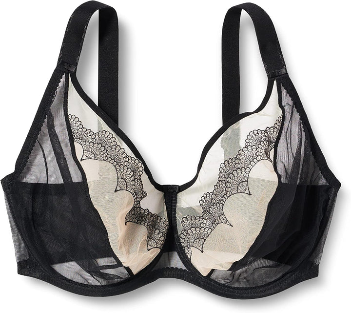 Gorteks Damen Heidi BH 65E Schwarz, 65E Schwarz