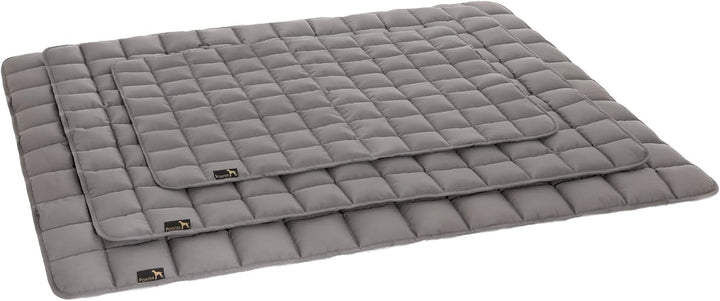 Doctor Bark Pointer | Hundedecke, gepolsterte Liegedecke, Hundematte waschbar (M - 80x60 cm, Hellgra