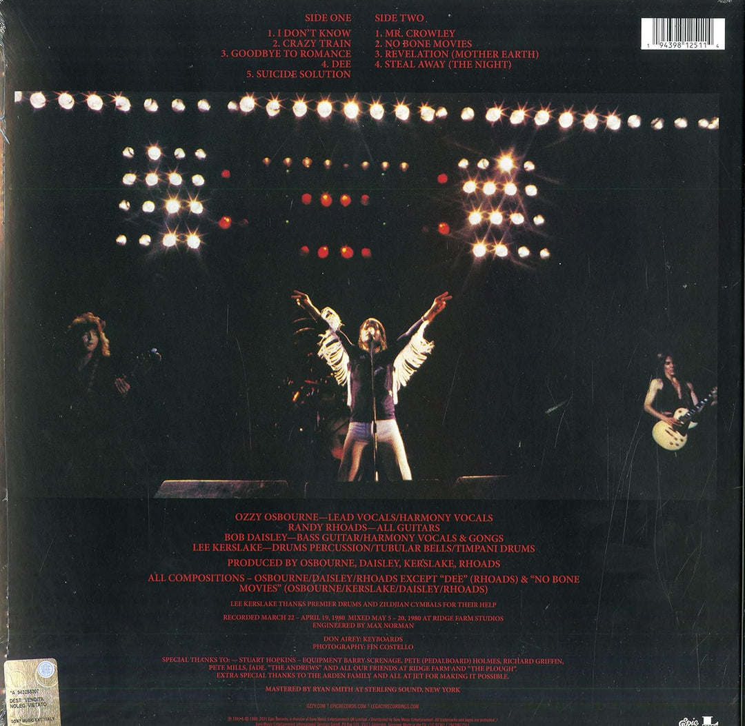 Blizzard of Ozz [Vinyl LP], Vinyl