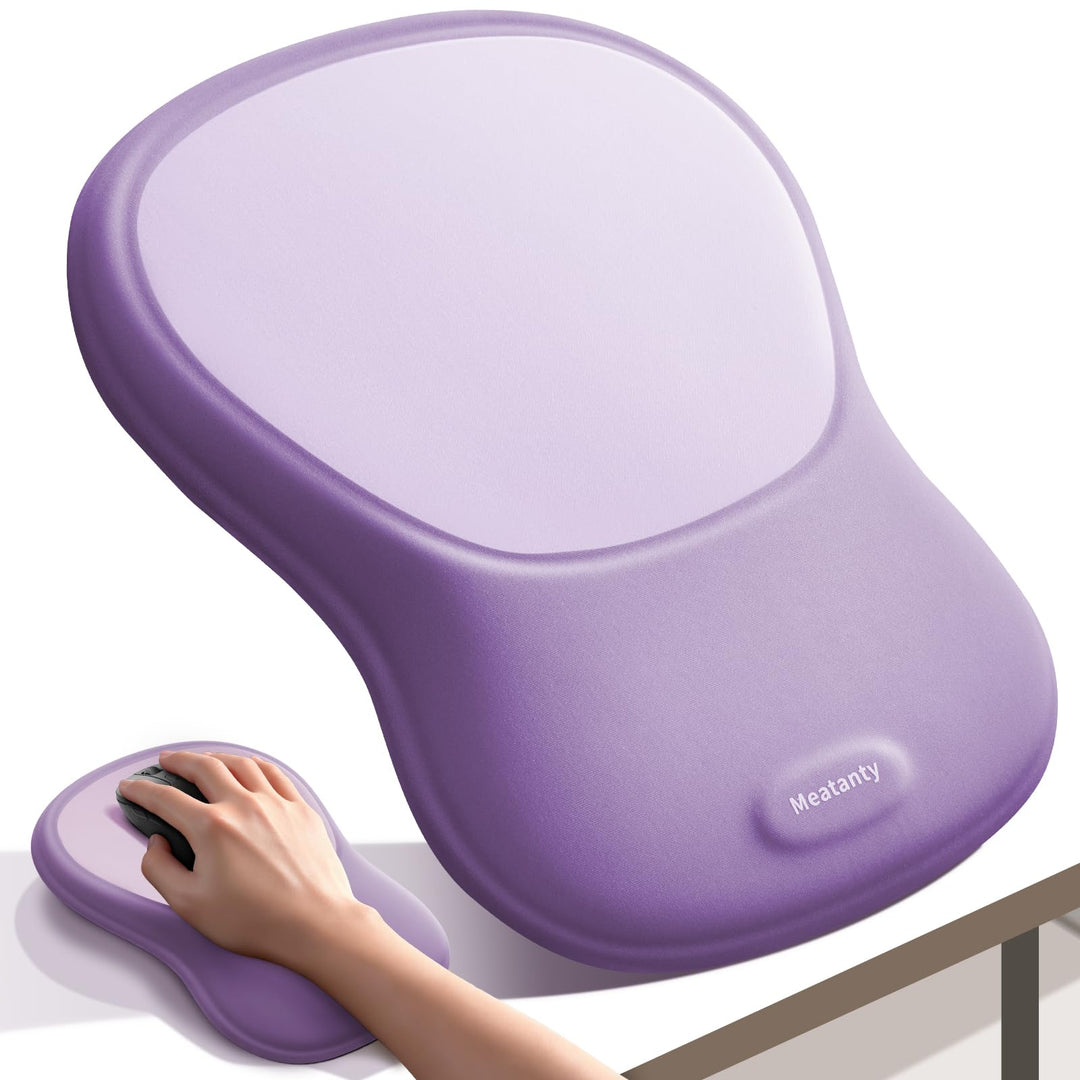 MEATANTY Ergonomisches Mauspad mit Gelkissen Mousepad Handauflage [Schmerzlinderung] [Gesunde Haltun
