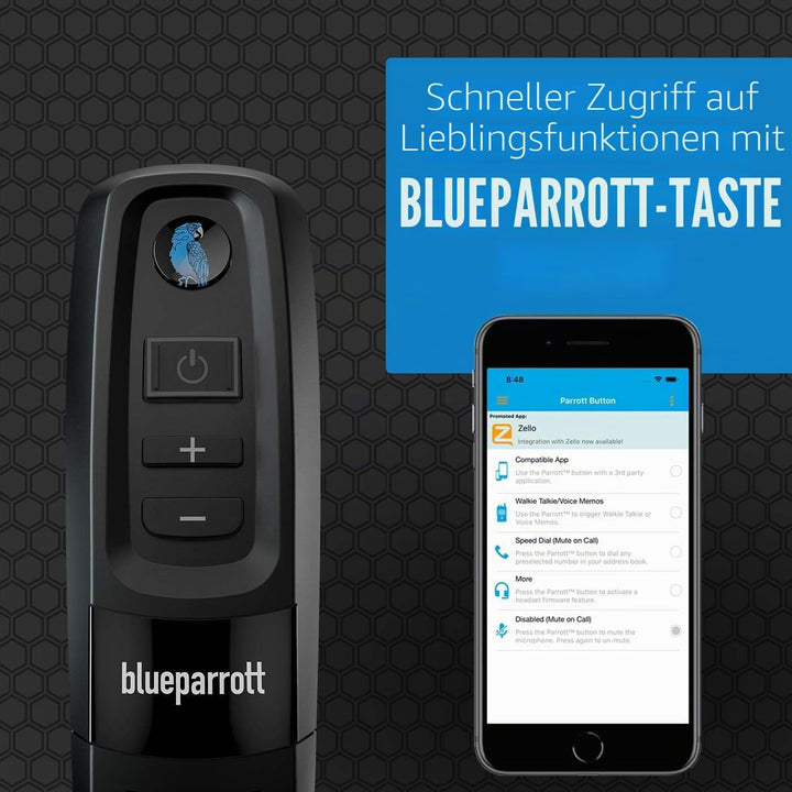 BlueParrott C300-XT Bluetooth Headset mit Geräuschunterdrückung – Freisprecheinrichtung, Kabelloses