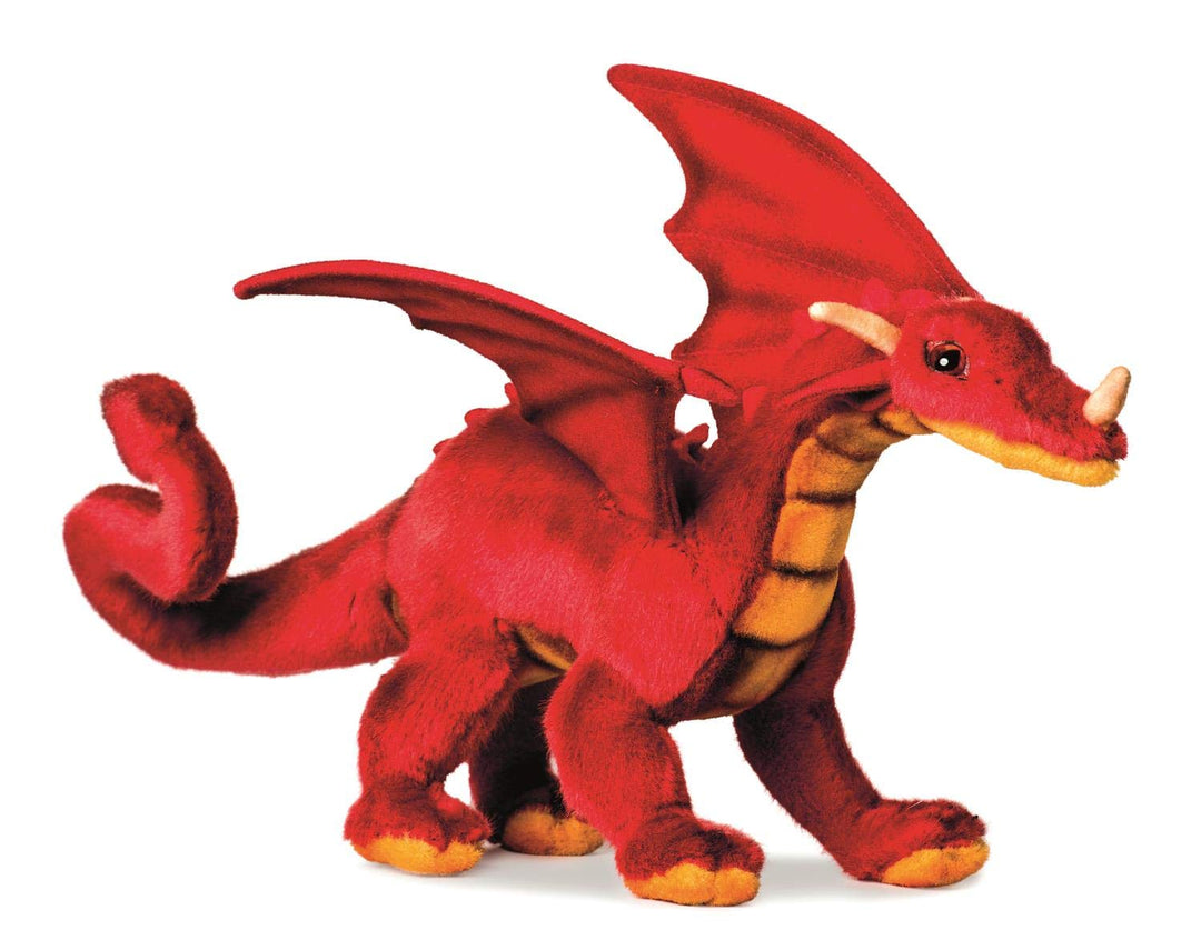 Kuscheltier Roter Drache von Hansa. 30cm 5937