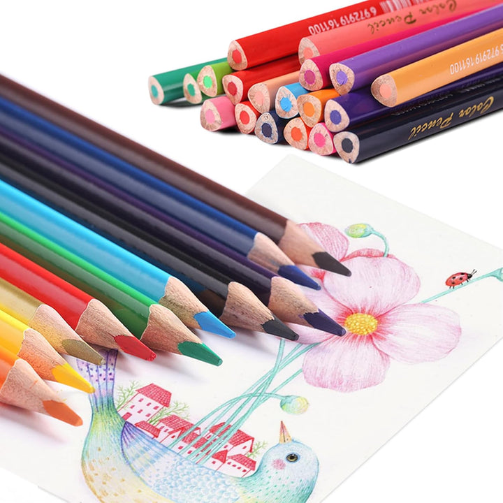 Bleistift Set[24 Stück], 2B 4B 6B und 4 Zeichenkohlestifte, Hard Charcoal, Soft Charcoal, Papierwisc