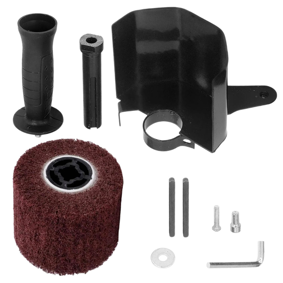 Poliermaschinen Zubehör Set, 120 x 100 mm Schleifwalzen, dicke Schutzhülle zur Stabilisierung, geeig