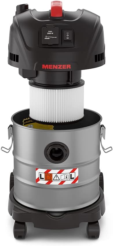 MENZER Sicherheitssauger (Nass- und Trockensauger) VCL 320, Staubklasse L, 20 Liter, antistatisch vo
