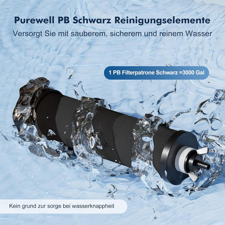 Purewell PB Zwaartekracht Filter Systems, Compatible with Zwaartekrachtfilter Systems, Doulton Super