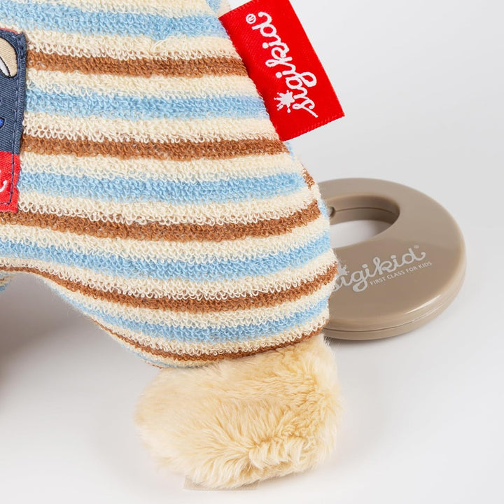 SIGIKID 39265 Spieluhr Semmel Bunny Mädchen und Jungen Babyspielzeug empfohlen ab Geburt blau/beige,