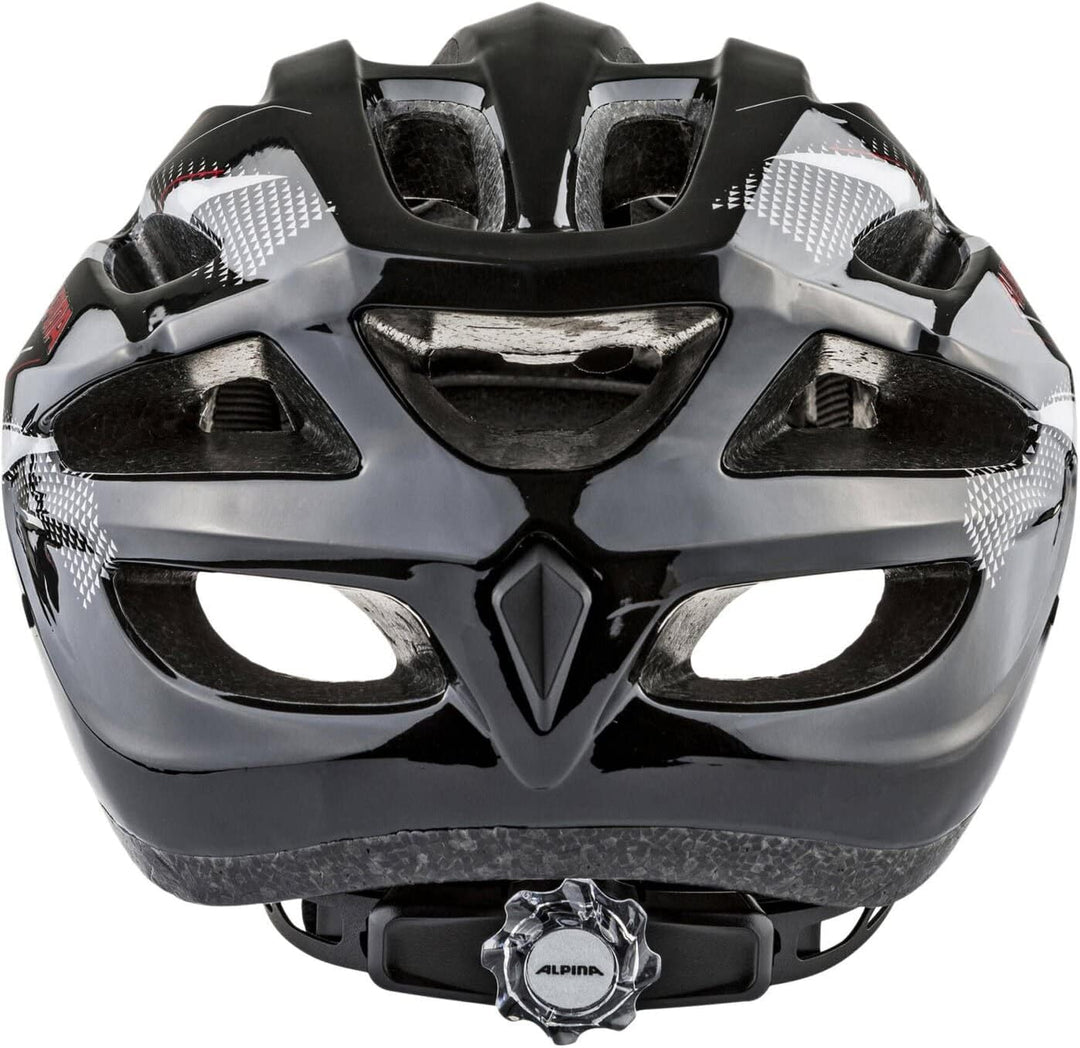 ALPINA MTB 17 Fahrradhelm 58-61 cm Black-White-Red, 58-61 cm Black-White-Red
