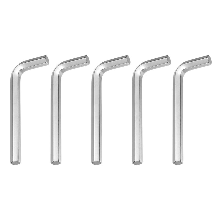QUARKZMAN 5 Stück 7/16 Zoll Innensechskantschlüssel mit Flachkopf, SAE 45# Kohlenstoffstahl L-Form S