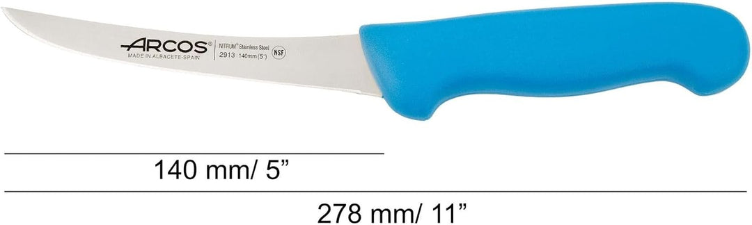 Arcos Ausbeinmesser mit Nitrum Edelstahlklinge 140 mm - Professionelles Messer zum Entbeinen von Fle