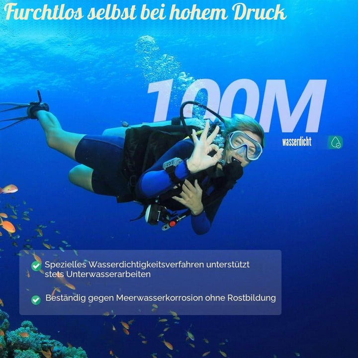 Unterwasserkamera, Aquarium Live Streaming Teich 5MP Kameras mit 32ft Kabel, Kamera