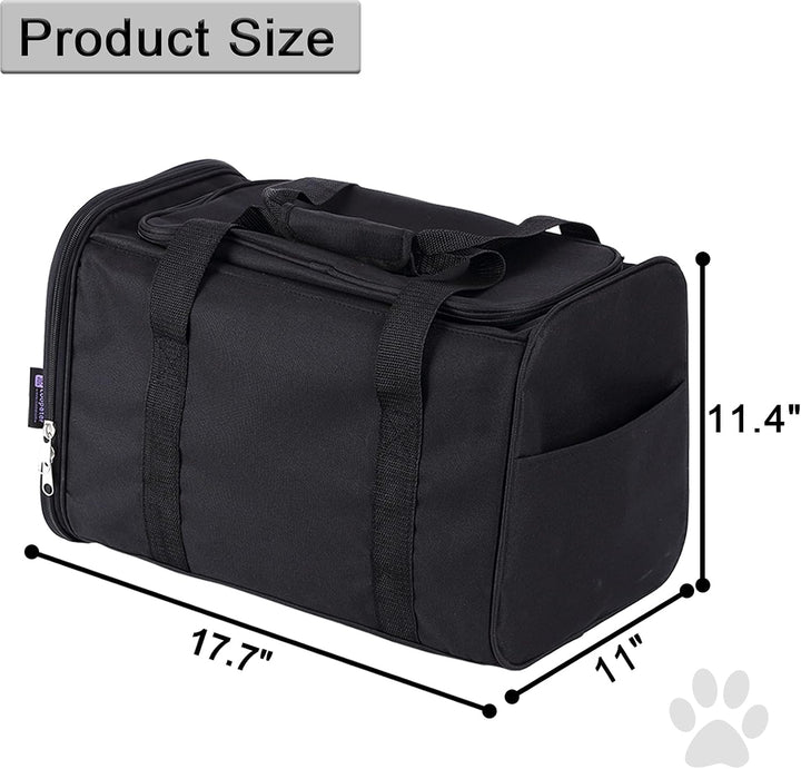 Tragbare Katzentoilette, schwarz, 2-in-1 Reise-Katzentoilette, Katzentoilette für Reisen, Faltbare K