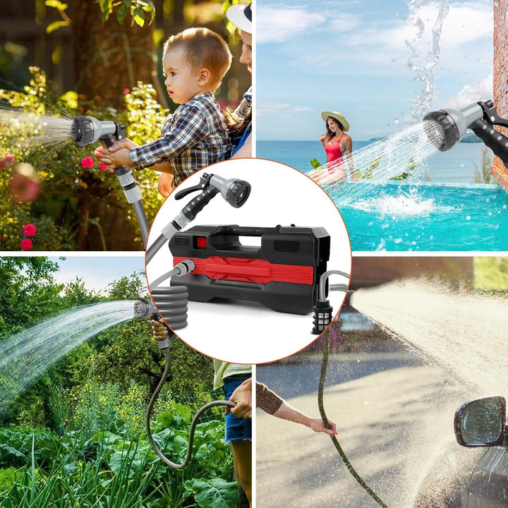Wasserpumpe Kompatibel mit Makita 18 V Akku, elektrische Gartenpumpe, kabellose tragbare selbstansau