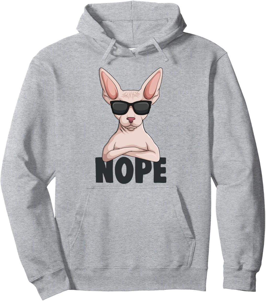 Sphynx Katze Sphinx Nacktkatze Pullover Hoodie