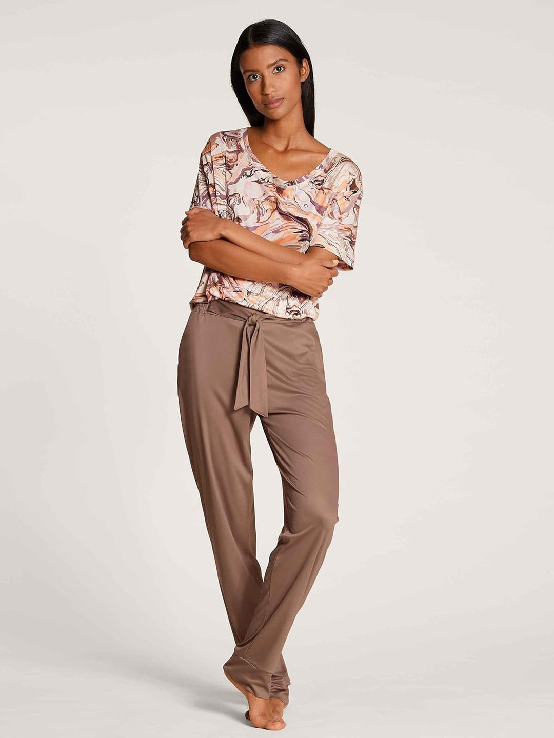 CALIDA Circular Sleep Hose Damen 32W Truffle Brown, 32W Truffle Brown