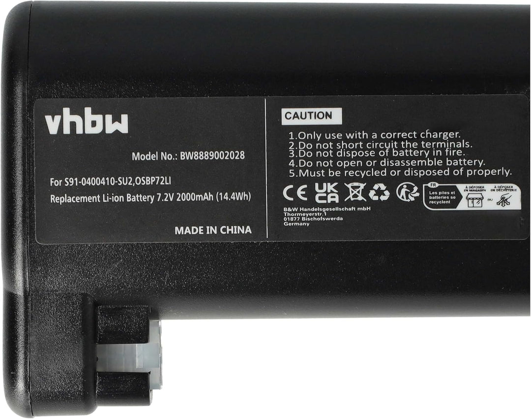 vhbw 2X Akku kompatibel mit AEG 900277268, 900258195, 900277283, 900277479, 900277478, 900277483 Sau
