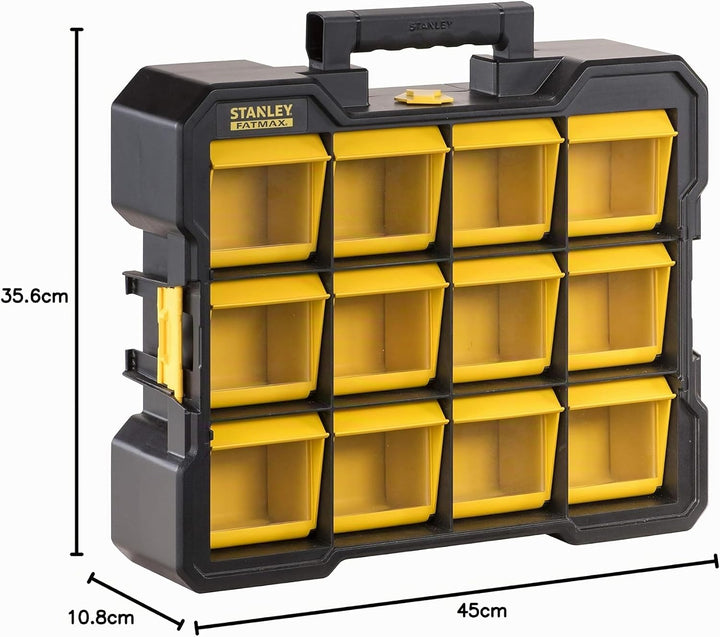 Stanley Fmst81077-1 Flip Bin Organizer FatMax® Grosse, weite Basis- Kippbare und abnehmbare Eimer -