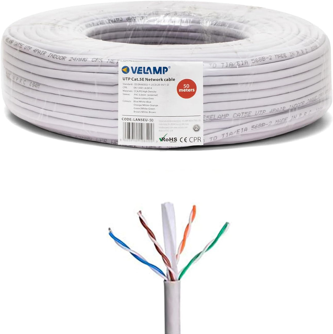 Netzwerkkabel CAT5E UTP 100 mt auf Spule