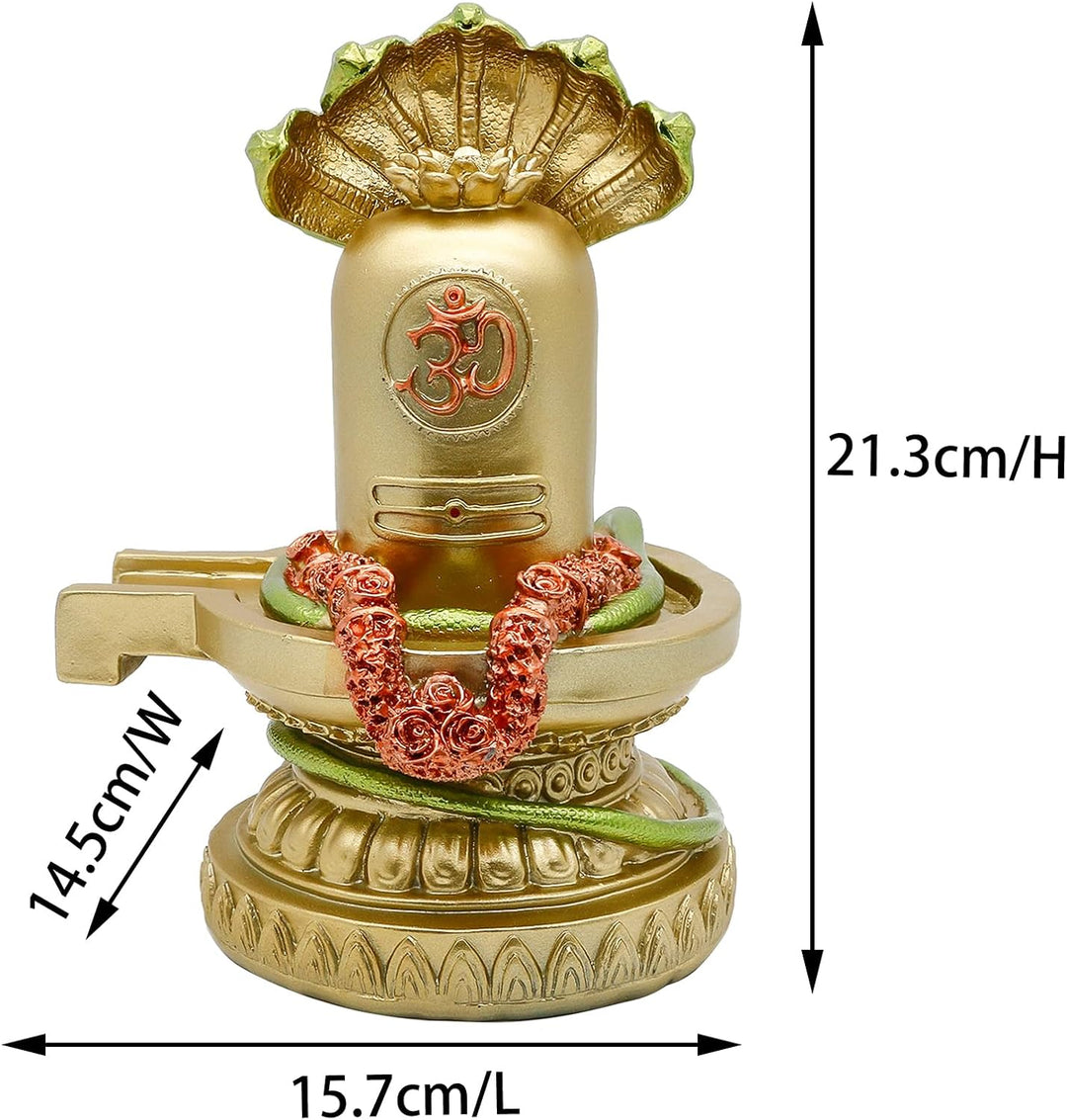Hindu Idol Shiva Lingam Skulptur – indischer Gott Shiv Ling religiöse Statue Hinduismus Shivling Han