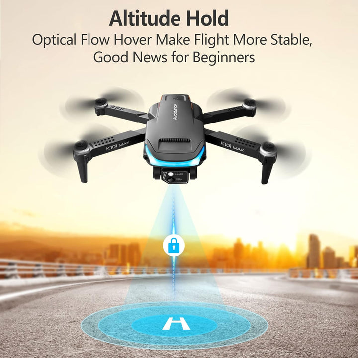 Drone with Camera for Adults, 1080P HD FPV Camera, Drone for Beginners with Altitude Hold, One Key L