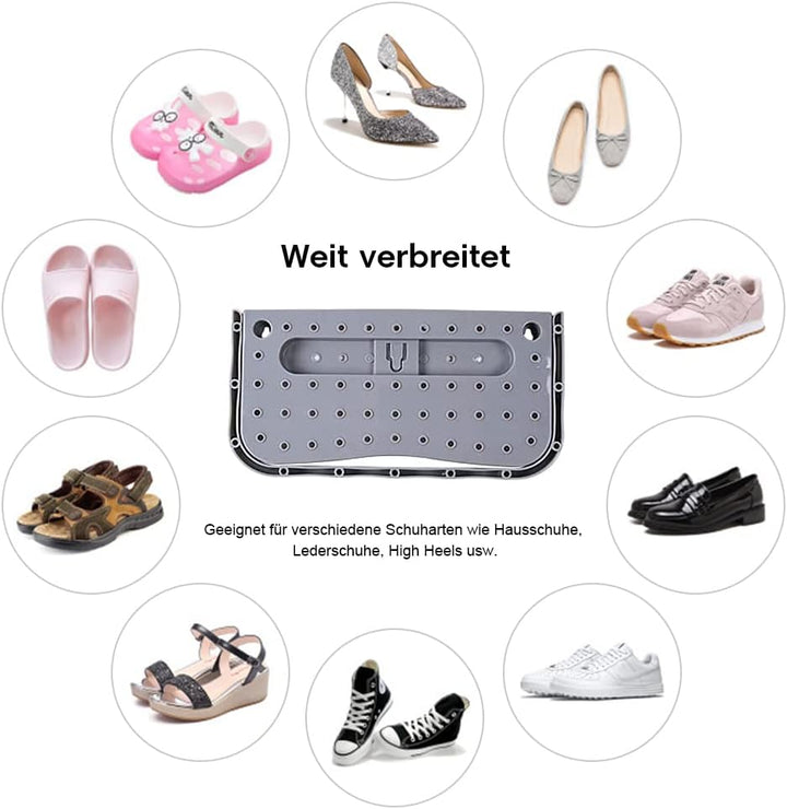 Schuhhalter Faltbar Wand Montiert 4 Stück Faltbare hängen Schuhen Wandregal Schuhablage Hängeregal o