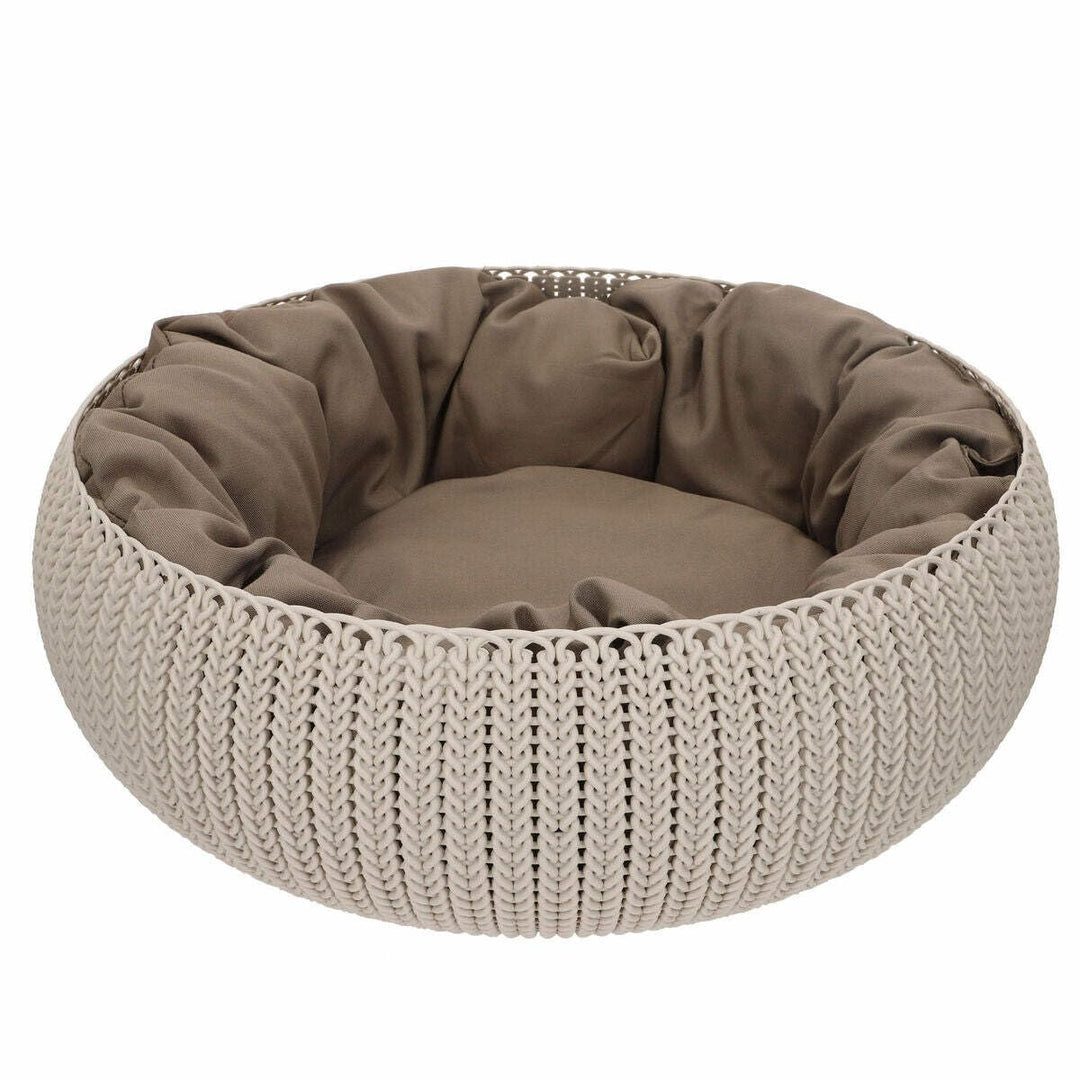 Curver Pet Bed L 57 x B 57 x H 33 cm hellbraun, L 57 x B 57 x H 33 cm hellbraun