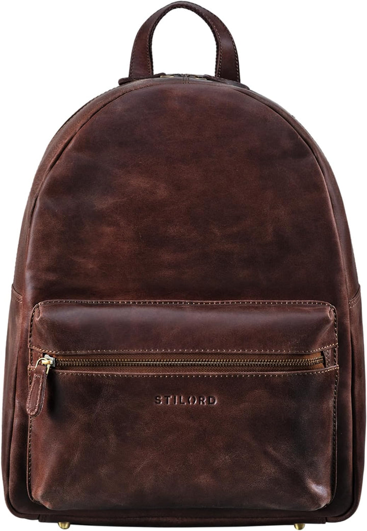 STILORD 'Flynn' Grosser Rucksack Leder XL Lederrucksack für Damen Herren Laptop Rucksack Reiserucksa
