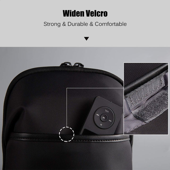 FANDARE Leicht Brusttasche Ultra-dünn Sling Rucksack Schultertasche Crossbody Umhängetasche Sporttas