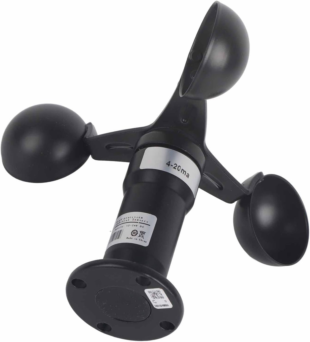 Mumusuki Windgeschwindigkeitssensor 4-20mA Impulssignalausgang Aluminiumlegierung Windgeschwindigkei