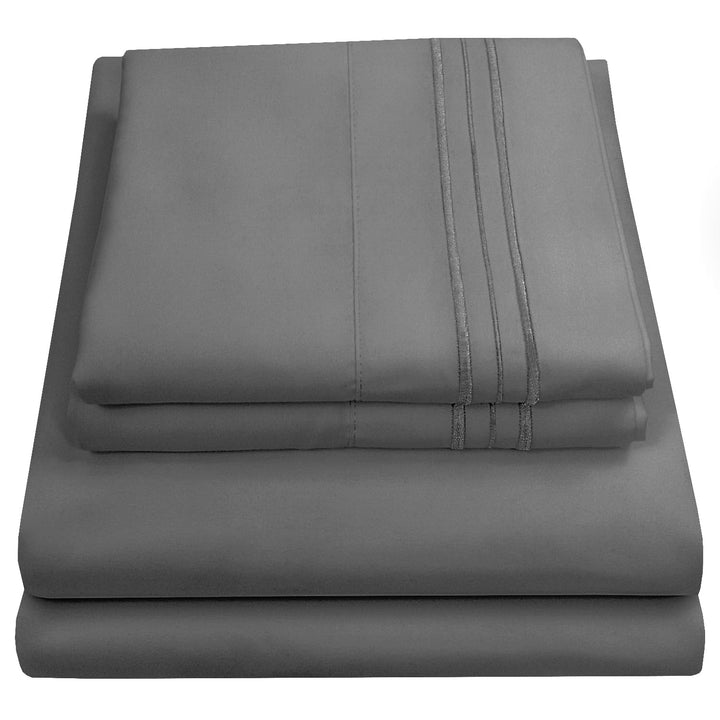 Sweet Home Collection, Fadenzahl 2052, weiche ägyptische Qualität, gebürstete Mikrofaser Laken – Lux