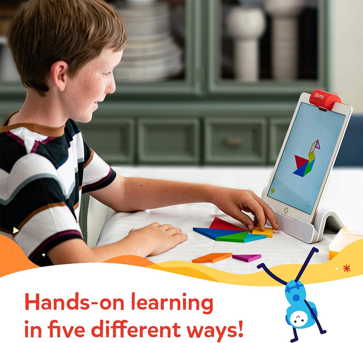 Osmo - Genius Starter Kit for iPad - 5 Educational Learning Games - Ages 6-10 - Math, Spelling, Crea