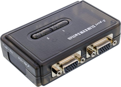 InLine 60612H KVM Switch, 2-fach, VGA, USB