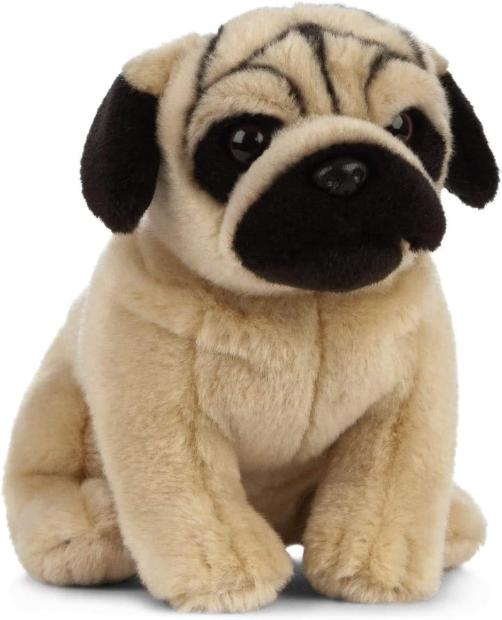 Living Nature AN498 Plüschtier für Hunde und Welpen, Bulldoggen, braun, Bundle Mops Bundle, Mops Bun