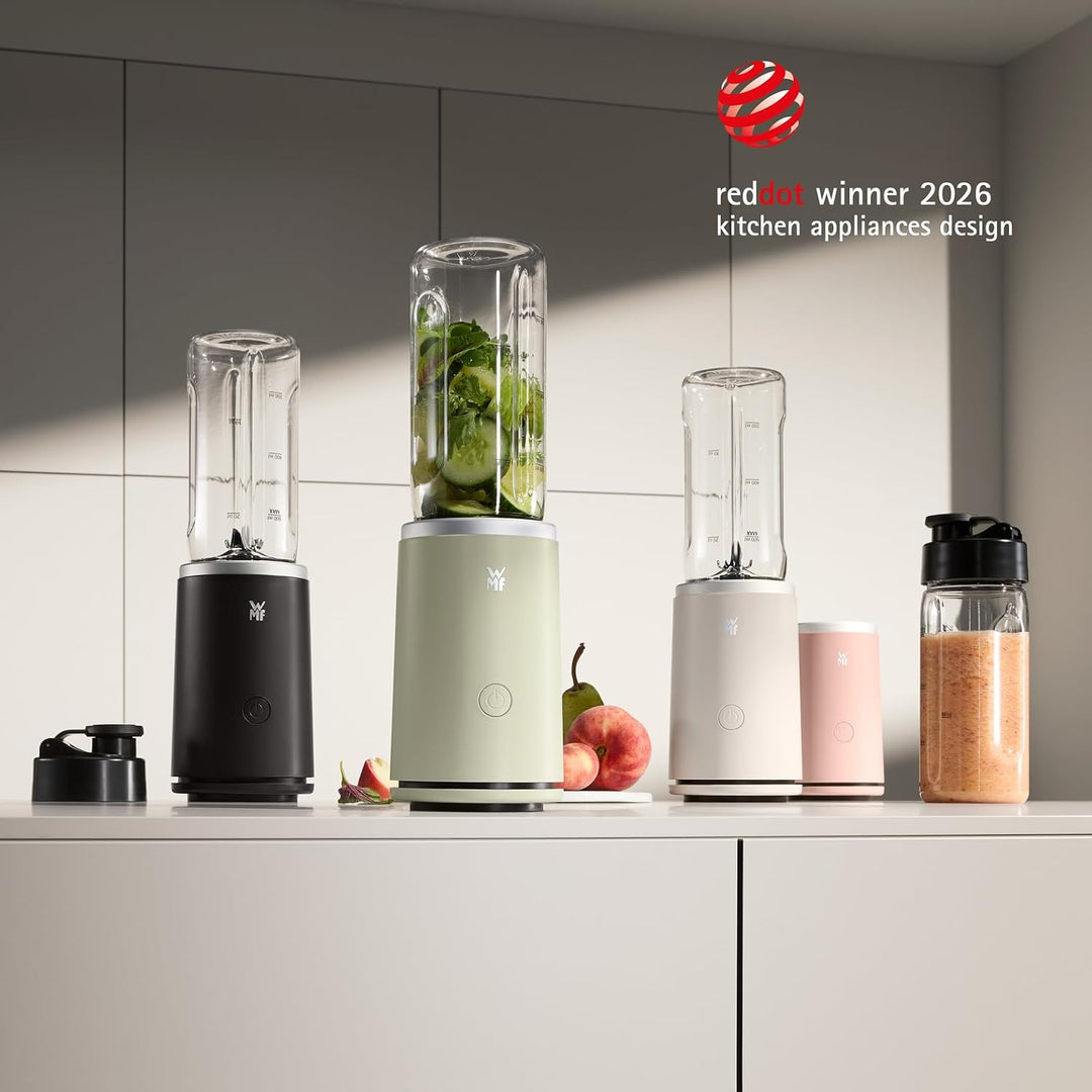 WMF Mix &amp; Go Touch - sea shell, Smoothie Maker, Personal Blender, Einhandbedienung, 500 W Leistung,