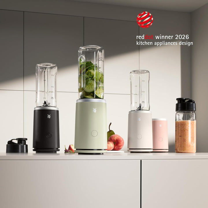 WMF Mix &amp; Go Touch - sea shell, Smoothie Maker, Personal Blender, Einhandbedienung, 500 W Leistung,