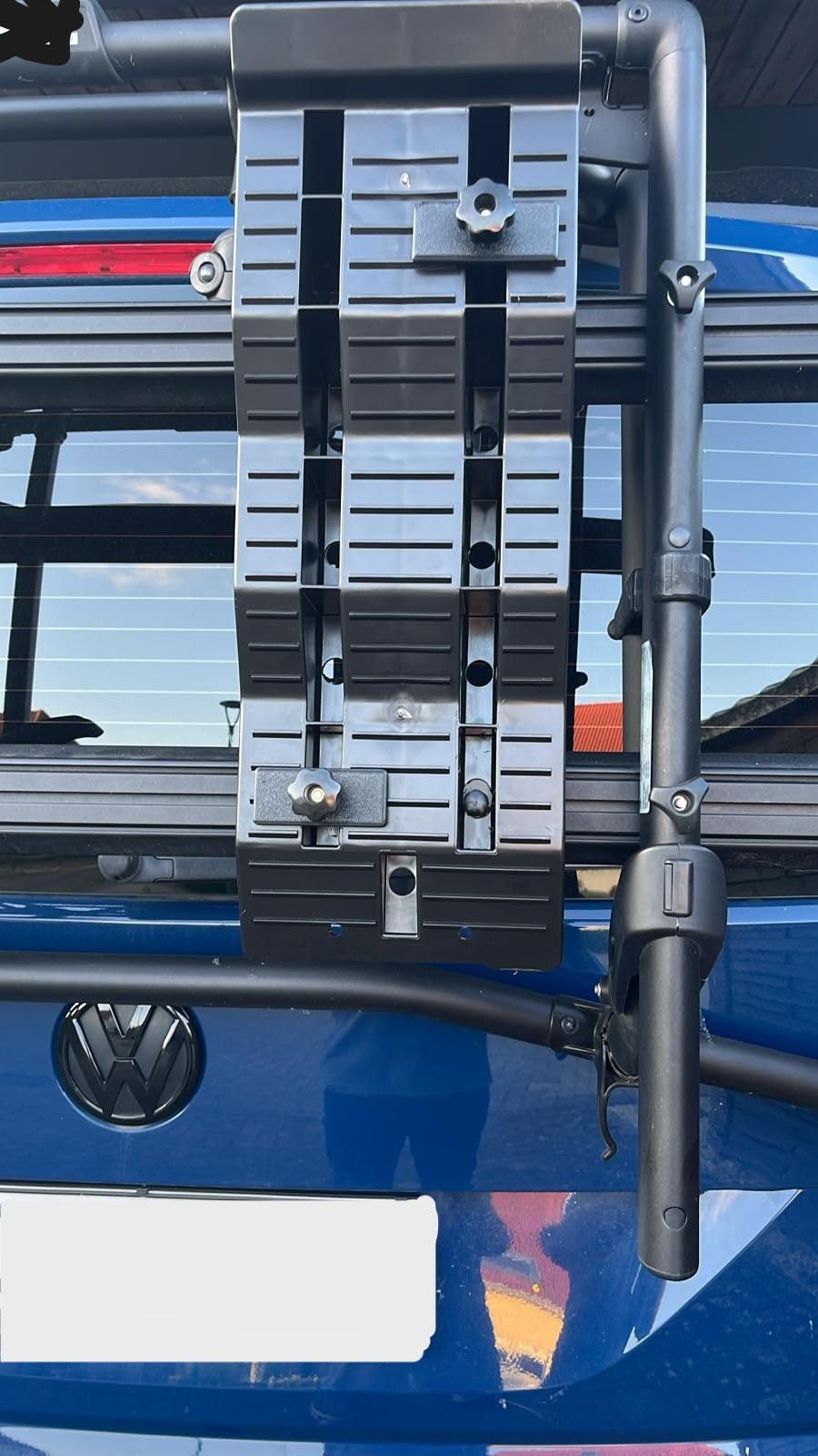 Auffahrkeil-Halterung für VW T6 / T5 Fahrradträger WanderWay, Fahrzeugspezifische Montagehalterung