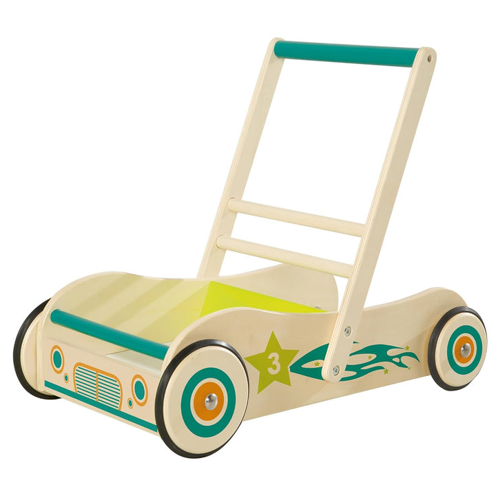 roba Lauflernwagen für Babys - Lauflernhilfe mit Bremse - als Puppenwagen nutzbar - für Mädchen & Ju