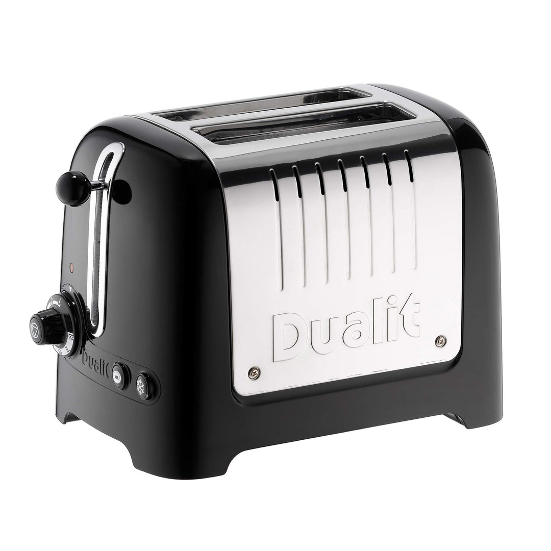 Dualit Lite 2 Scheiben Toaster - 1,1kW Toastet 60 Scheiben Toast Pro Stunde - Poliert mit Rand in Sc