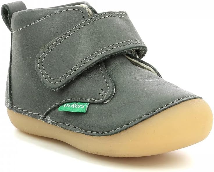 Kickers Unisex Baby Gody Sneaker 23 EU Gris Marine, 23 EU Gris Marine