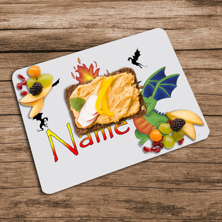 Vesperbrettchen mit Name/Frühstücksbrettchen Brotzeitbrettchen Schneidebrettchen mit Motiv und Perso