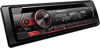 Pioneer DEH-S420BT | 1DIN Autoradio | CD-Tuner mit RDS | Bluetooth | MP3 | USB und AUX-Eingang | Fre