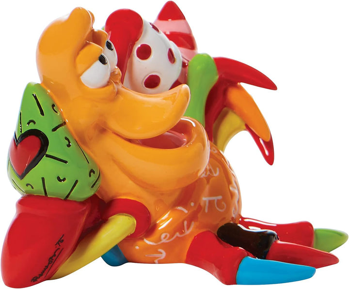 Enesco Disney by Romero Britto The Little Mermaid Sebastian Miniaturfigur, 5,4 cm, Mehrfarbig