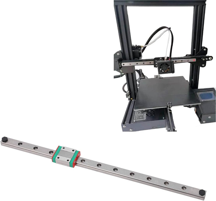 Upgrade Linearschienenführungs Kit, 3D Drucker X Achsen Schienen Upgrade Kit, Edelstahl Linearbewegu