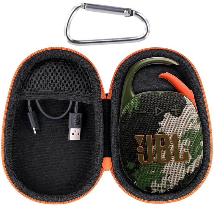 Aenllosi Harte Tasche Kompatibel mit JBL Clip 5 Bluetooth Lautsprecher Box,JBL Tragbare Wasserfest S