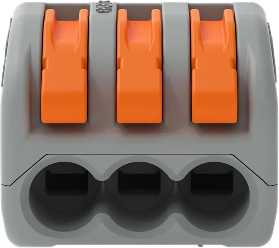 WAGO CLASSIC-Verbindungs-Klemmen 222-413 & CLASSIC-Verbindungs-Klemmen 222-412 3-Leiter Bundle mit K