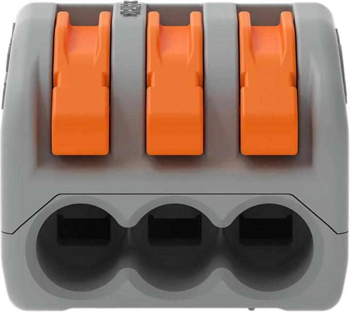 WAGO CLASSIC-Verbindungs-Klemmen 222-413 & CLASSIC-Verbindungs-Klemmen 222-412 3-Leiter Bundle mit K