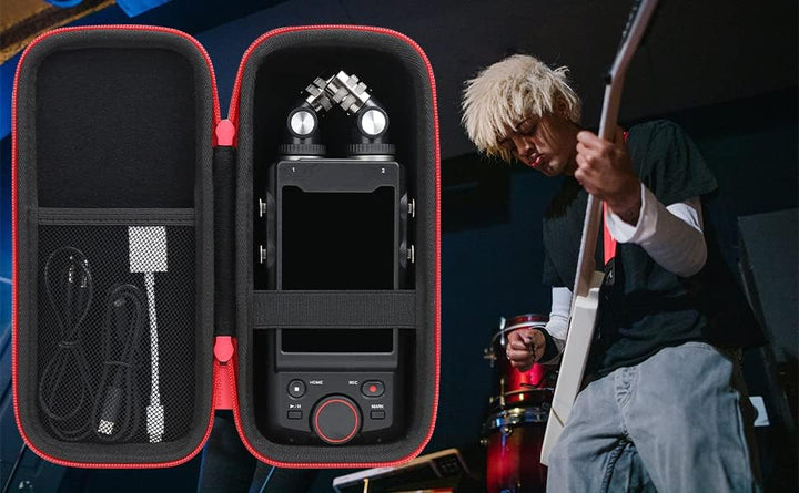 co2CREA Hart Reise Schutz Hülle Etui Tasche für TASCAM Portacaputre X8 Portabler Spur High Resolutio