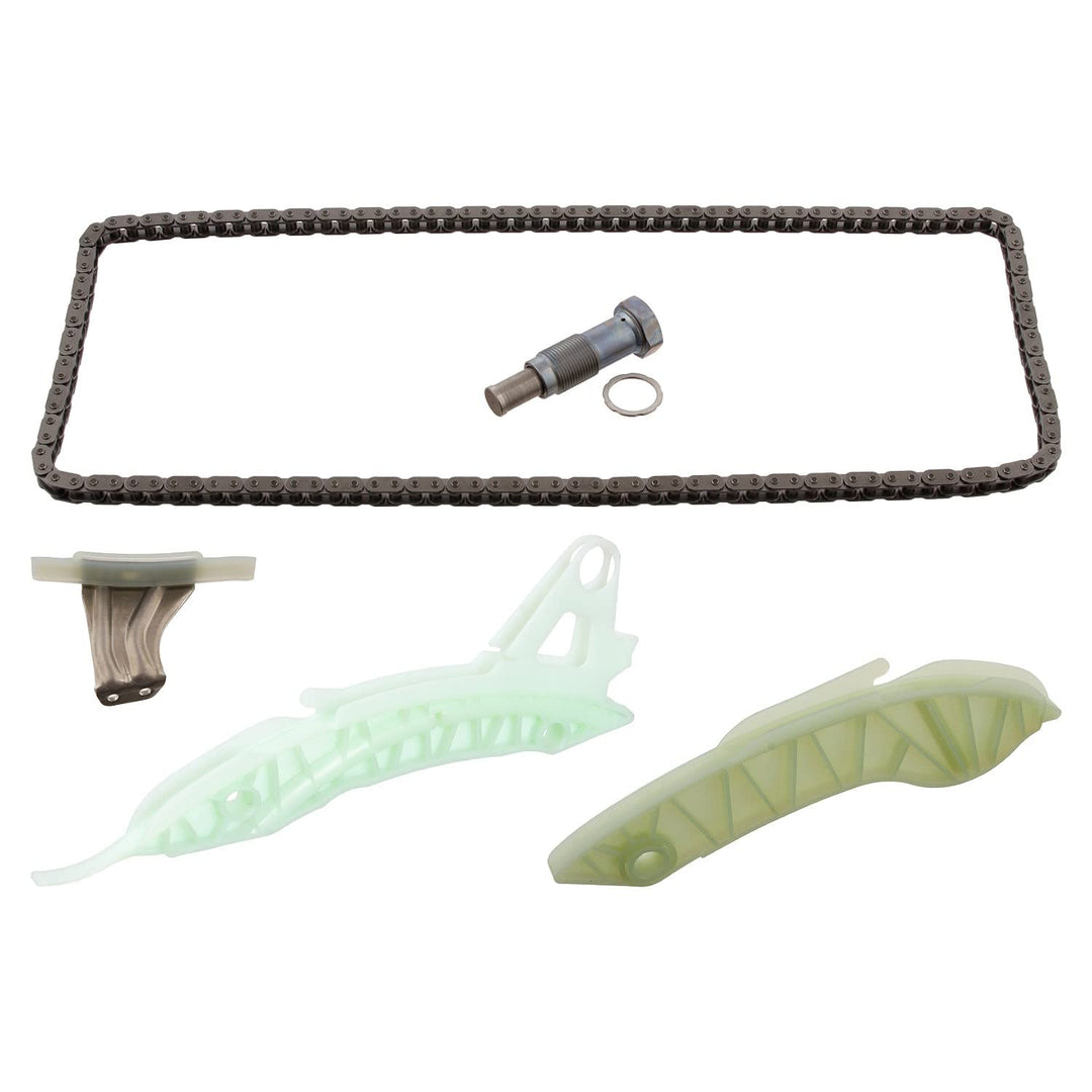 febi bilstein 33162 Steuerkettensatz für Nockenwelle, mit Gleitschienen und Kettenspanner , 1 Stück