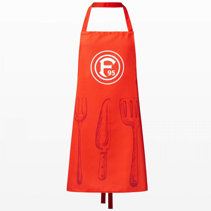 Fortuna Düsseldorf Grillschürze - Fortuna - Kochschürze rot, Schürze F95 - Plus Lesezeichen Wir lieb