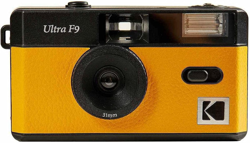 KODAK 490172 Ultra F9 35 mm Filmkamera, Retro-Stil, fokusfrei, wiederverwendbar, eingebauter Blitz,